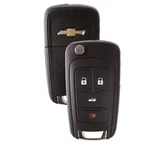 New Flip Keyless Entry Remote Fob For Chevrolet 4-BUTTON With Logo. Fixed Price $24.99.