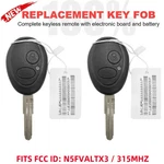 For 1999 2000 2001 2002 03 2004 Land Rover Discovery Remote Key Fob N5FVALTX3. Fixed Price $36.76.