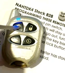 NAHTDK4 Alarm Remote Control Transmtiter Command Car Starter Autostart Key Fob. Fixed Price $54.17.