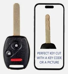 Key Cut Service + 3 Button Remote Head Honda Pilot 2005 - 2008 CWTWB1U545. Fixed Price $29.99.