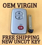 Oem Virgin Toyota Smart Keyless Peoximity Remote Fob 89904-35010 HYQ14ACX Silver. Fixed Price $74.70.
