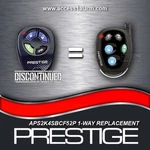 Prestige APS2K4SBCF52P Elvatoc 1-WAY Remote Control Replacement 07SP. Fixed Price $49.99.