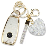 Simocky Fob Cover With Diamond Keychain For Mercedes Benz Women Car S.... Fixed Price $33.80.