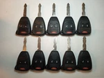 Lot Of 10 Oem Dodge Head Key Fob Remotes OHT692715AA 3 Buttons. Fixed Price $120.00.