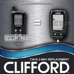 Clifford 7341X 2-WAY Lcd Replacement Remote Control EZSDEI489 New Viper 7347V. Fixed Price $139.99.