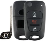 Keylessoption Entry Remote Uncut Blank Flip Car Blade Fob Black. Fixed Price $15.40.
