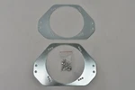 Electroplated Steel Front Speaker Adapters 4X6 5.25 Fits Jeep Rubicon 1997-2006. Fixed Price $13.59.