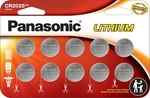 Panasonic CR2025 3V Lithium Batteries 10-PACK Child-safe For Key Fobs. Fixed Price $16.99.