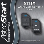 Pair Of Astrostart 511-TX 1-WAY Remote Controls For DS3 DS4 Systems EZSDEI7116. Fixed Price $64.99.