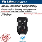 Wkioerad Black Tpu Key Fob Cover For Chevy/gmc Suburban Tahoe 6 Button. Fixed Price $20.00.