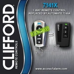 New Viper 7147V Remote Control Discontinued Clifford 7141X EZSDEI7141. Fixed Price $53.99.