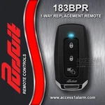 New Pursuit 183BPR 1-WAY 3-BUTTON Remote Control TBQT5-AM1W PRO9556Z. Fixed Price $39.99.