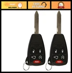 Keyless Entry Remote Fob Replacement For Chrysler Dodge Jeep 2006-2014, 5-BU. Fixed Price $43.99.