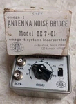 Vintage Omega-t Systems Inc. TE7-1 Antenna Nois Bridge Usa Ham Radio Equipment. Fixed Price $22.99.