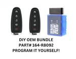 Diy Pair Oem Button Ford Smart Key 164-R8092 W/logo M3N5WY8609 Uncut. Fixed Price $149.00.