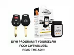 Diy W/ Tool Oem Nissan Remote Head Key H0561-3AA0B H0561-3AA0A CWTWB1U751. Fixed Price $77.99.