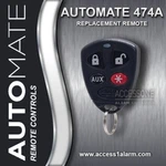 New Automate 4-BUTTON Replacement Remote Control EZSDEI474 AM2 AM5 AM6. Fixed Price $50.99.