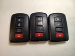 Lot Of 3 Oem Toyota Smart Key Fob Remotes HYQ14FBB Buttons. Fixed Price $90.00.