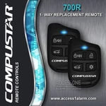 Pair Of Compustar 700R 1-WAY 4-BUTTON Remote Controls VA5JR260A433 New Battery. Fixed Price $34.99.
