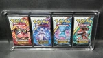 Pokemon Booster Four Pack Acrylic Case! Fully Magnetic Closure! Only!. Fixed Price $39.99.