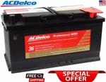 Brand New 12V Battery Acdelco Universal Agm 95 Amp Cca 900 170 Reserve Capacity. Fixed Price $473.31.