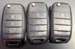 Lot Of 3 Oem Kia Flip Key Fob Remotes OSLOKA-910T 4 Buttons. Fixed Price $60.00.