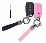 Reprotecting Silicone Rubber Key Fob Cover Compatible 7.5*4.5, Black/pink. Fixed Price $24.06.