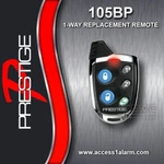 New Prestige 105BP 1-WAY 5-BUTTON Remote Control Fcc Id: Elvatja. Fixed Price $46.99.