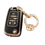 Leerly Fob Cover With Anti-lost Keychain Compatible Chevy Black. Fixed Price $29.08.