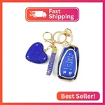 Yikecase Fob Cover With Diamond Keychain For Women Car Holder Compatible. Fixed Price $23.40.