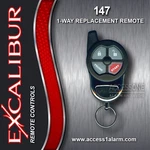New Excalibur Omega Replacement Remote Control 147-07 Fcc Id ELV147. Fixed Price $39.99.