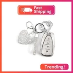Yikecase Fob Cover With Diamond Keychain For Women Car Holder Compatible. Fixed Price $19.36.