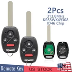 Keyless Remote Fob 4BUTTON For Honda Accord Sedan 2008 2009 2010 2011 2012. Fixed Price $19.79.