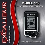 Excalibur 159 2-WAY Lcd Replacement Remote Control Elvntrnc Omega Crime Guard. Fixed Price $109.99.