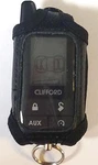Black Leather Case / Cover Clifford 7345X Remote Control Transmitter. Fixed Price $18.95.
