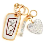 Nomiyo Key Fob Cover With Diamond, Compatible Bmw 1 3 4 5 6 7 White. Fixed Price $24.64.