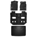Smartliner Black 1ST, 2ND, & 3RD Row Floor Liners Cargo For Gmc Yukon Xl. Fixed Price $280.99.