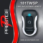 New Prestige 181TWSP 2-WAY 1-BUTTON Remote Control TBQT4-SS2W PE1BTWZ2. Fixed Price $59.99.