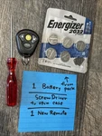 Directed Electronics 474T 4-BUTTON Transmitter Remote ..deluxe Kit Battery Tool. Fixed Price $24.95.