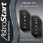Pair Of New Astrostart 2615D-TX 1-WAY 1-MILE 5-BUTTON Remote Controls. Fixed Price $69.99.