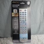 Ge Ultra Pro Universal Remote 6 Device Big Button Soft Blue New Sealed. Fixed Price $16.49.