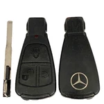Oem Mercedes Benz Keyless Remote + Uncut 4 Button Iyz 3302. Fixed Price $74.85.