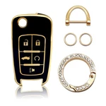 Vrasly Compatible With Chevy Fob Cover Keychain Lanyard, Soft Black. Fixed Price $14.02.