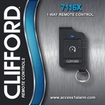 New Clifford 7116X 1-WAY 1/4-MILE Replacement Remote Control EZSDEI7116. Fixed Price $28.99.