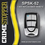 Crimestopper SPSK-52 1-WAY Remote Control Fcc Id Q6WBT5149 SP-500 SP-501 SP-502. Fixed Price $42.99.