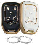 Reprotecting Tpu Key Fob Cover Compatible With 2014-2021 Chevrolet Black/white. Fixed Price $19.75.