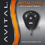 Avital 7143L 4-BUTTON Remote Control Replacement Transmitter EZSDEI474S 474L New. Fixed Price $49.99.